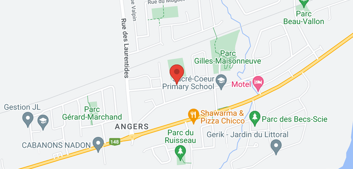 map of 245 Rue du Progrès